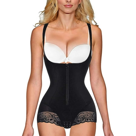 Eleady Bodysuit Double Tummy Control Full Body Shapewear Breathable Smooth Corset Women Waist Trainer (Black Small)
Eleady Bodysuit Double Tummy Control Full Body Shapewear Breathable Smooth Corset Women Waist Trainer (Black Small)