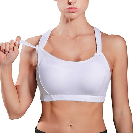 KUMAYES Sports Bras for Women High Impact Racerback Wirefree Front Adjustable Workout Tops Bounce Control Gym Activewear Bra
KUMAYES Sports Bras for Women High Impact Racerback Wirefree Front Adjustable Workout Tops Bounce Control Gym Activewear Bra