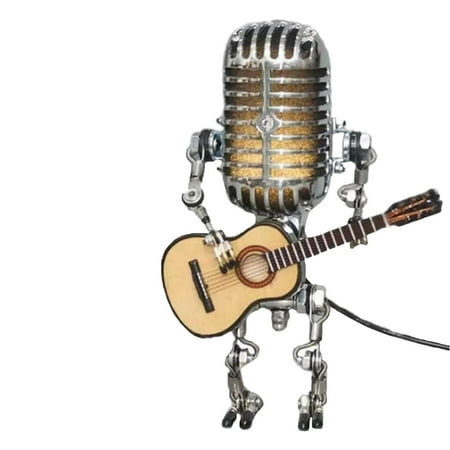 HiCafh Clearance Sales Today Deals Retro Microphone Robot Lamp Metal Microphone Robot Lamp with Mini Guitar Robot Dimmer Lamp Retro Light Home Decor Nightstand Lamp Bedroom Bar Restaurant
HiCafh Clearance Sales Today Deals Retro Microphone Robot Lamp Metal Microphone Robot Lamp with Mini Guitar Robot Dimmer Lamp Retro Light Home Decor Nightstand Lamp Bedroom Bar Restaurant