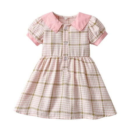 ZRBYWB Kids Toddler Baby Girls Dresses Spring Summer Plaid Cotton Short Sleeve Princess Dress Clothes
ZRBYWB Kids Toddler Baby Girls Dresses Spring Summer Plaid Cotton Short Sleeve Princess Dress Clothes