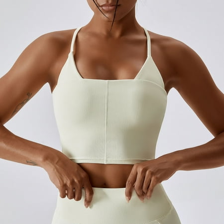 Tepsmf Sports Bras For Women Women S Sexy Yoga Clothes Running Sports Back Bra Round Shoulder Vest Tops Workout Tops For Women
Tepsmf Sports Bras For Women Women S Sexy Yoga Clothes Running Sports Back Bra Round Shoulder Vest Tops Workout Tops For Women