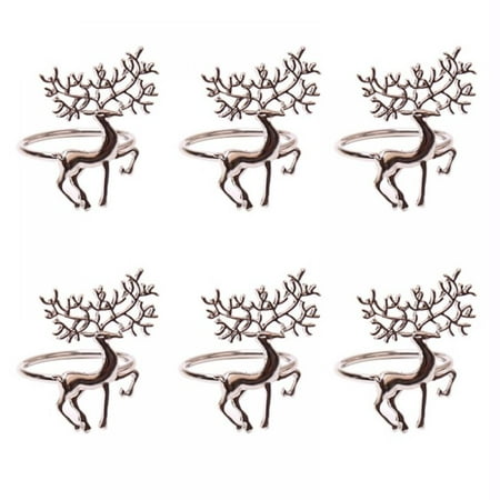 Christmas Napkin Rings Set 6Pcs Elk Chic Napkin Rings for Christmas Wedding Birthday Party Supplies
Christmas Napkin Rings Set 6Pcs Elk Chic Napkin Rings for Christmas Wedding Birthday Party Supplies