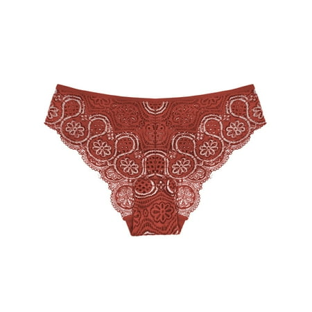 Haite Ladies Underwear Mid Waist Lingerie Floral Panties Bikini Briefs Color Block Thongs Orange XL
Haite Ladies Underwear Mid Waist Lingerie Floral Panties Bikini Briefs Color Block Thongs Orange XL