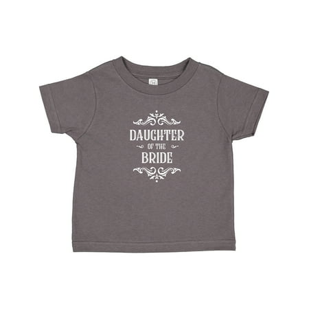 Inktastic Daughter of the Bride in White Gift Toddler Toddler Girl T-Shirt