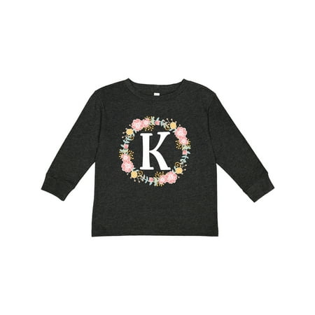 Inktastic Monogram Letter K Rose Floral Wreath Gift Gift Toddler Toddler Girl Long Sleeve T-Shirt
Inktastic Monogram Letter K Rose Floral Wreath Gift Gift Toddler Toddler Girl Long Sleeve T-Shirt