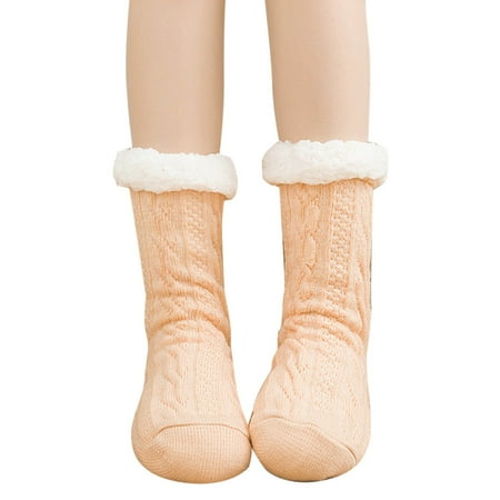 Women Socks Solid Knitted Slip Plush Thicken Warm Winter Boots Socks Household Socks Funny Casual Socks
Women Socks Solid Knitted Slip Plush Thicken Warm Winter Boots Socks Household Socks Funny Casual Socks
