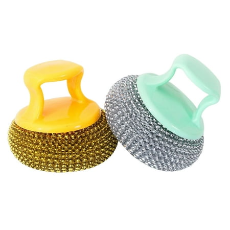 LIHUA 2Pcs Cleaning Brush with Handle Non-stick Decontamination Reusable Wash Pot Brush Kitchen Tools
LIHUA 2Pcs Cleaning Brush with Handle Non-stick Decontamination Reusable Wash Pot Brush Kitchen Tools