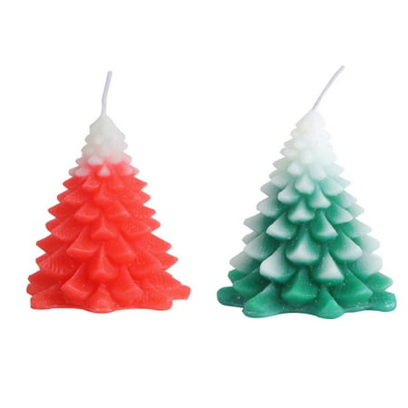 Creative Christmas Tree Candle Festival Gift Cedar Aroma Candle Christmas Decor