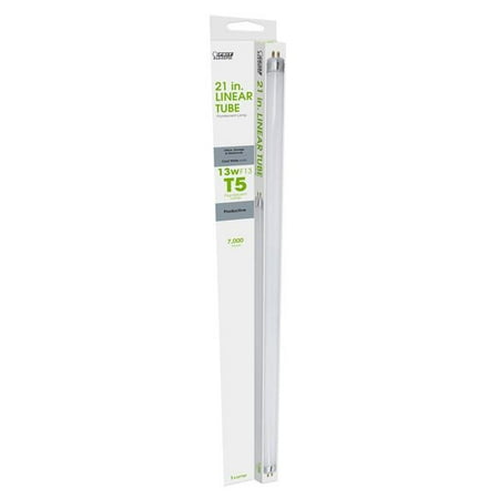 2PC Feit Electric 13 W T5 0.63 in. D X 21 in. L Fluorescent Bulb Cool White Linear 4100 K 1 pk
2PC Feit Electric 13 W T5 0.63 in. D X 21 in. L Fluorescent Bulb Cool White Linear 4100 K 1 pk