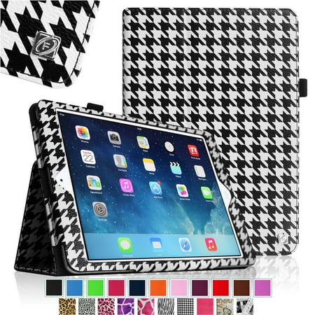 Fintie iPad Air (iPad 5th Gen) Case - Premium PU Leather Folio Smart Cover with Auto Sleep / Wake, Houndstooth Black