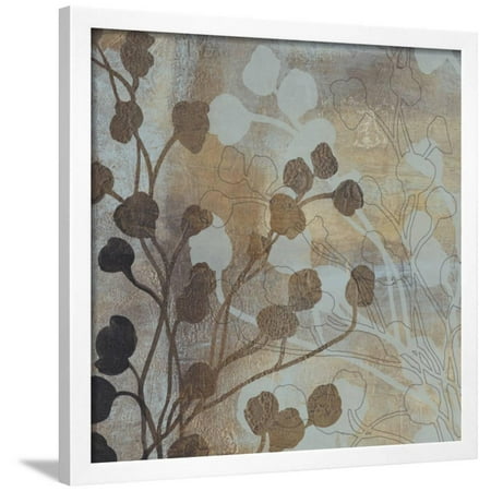 Spa Blue and Gold I Framed Print Wall Art By Tim O'toole