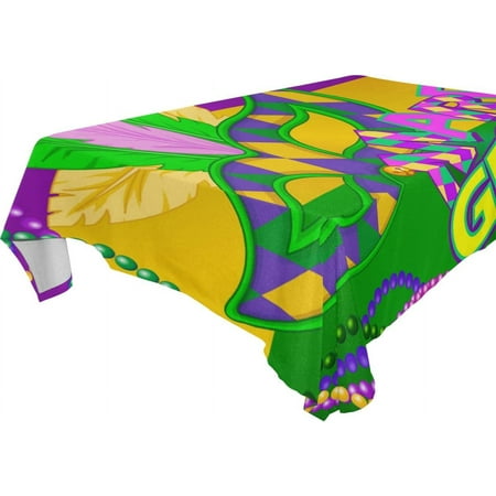 Hidove Mardi Gras Rectangle Tablecloth Spill-Proof Polyester Table Cloth Table Cover for Kitchen Dining Picnic Holiday Party Decoration 54x72 Inch
Hidove Mardi Gras Rectangle Tablecloth Spill-Proof Polyester Table Cloth Table Cover for Kitchen Dining Picnic Holiday Party Decoration 54x72 Inch