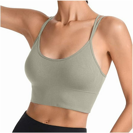 DORKASM Wirefree High Support Bra for Women Comfort Wirefree Strappy Medium Support Yoga Gym Activewear Bras Green L
DORKASM Wirefree High Support Bra for Women Comfort Wirefree Strappy Medium Support Yoga Gym Activewear Bras Green L