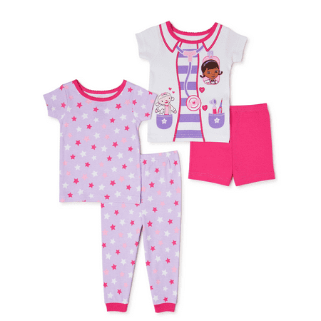 Girls Toddler Doc Mcstuffins 2 Cotton Pajama Sets Size 18M