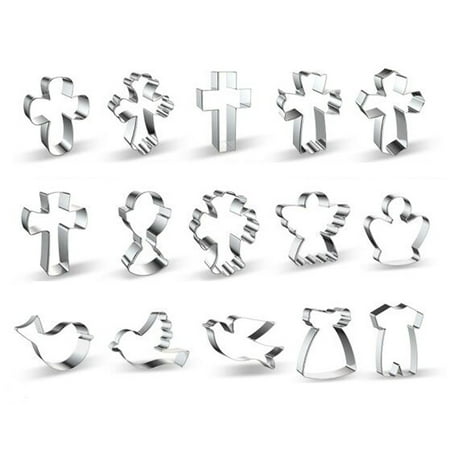 Sardfxul for Cross Shapes Stainless Steel Cookie Cutters Mold for Making Fondant and Biscuits
Sardfxul for Cross Shapes Stainless Steel Cookie Cutters Mold for Making Fondant and Biscuits