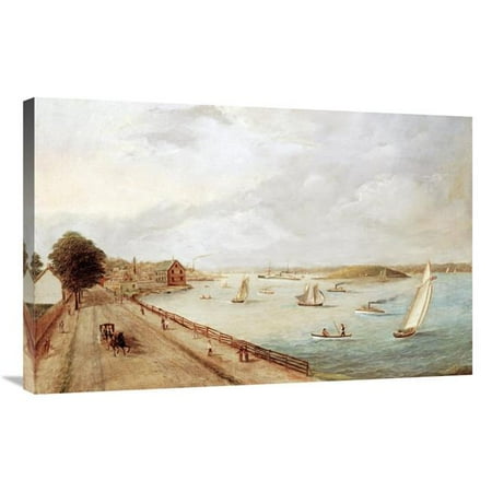 36 in. New York Harbor, 1890 Art Print - Cassie Murray