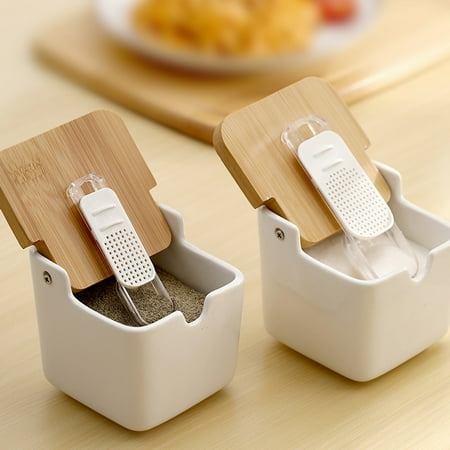 SANWOOD Measuring Spoon 2Pcs Precise Long Handle Fashion Comfortable Grip Thickened Measuring Scoop