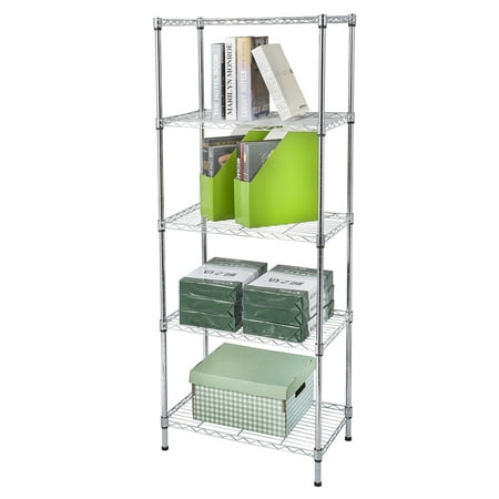 5-Tier Wire Shelving Unit Storage Rack Shelf