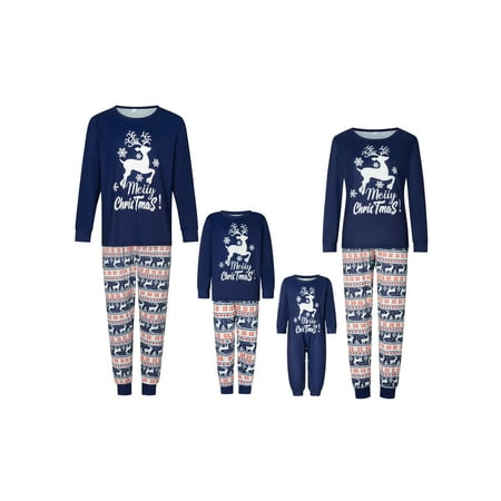 Family Matching Christmas Pajamas Set Baby Romper/Deer Letter Snowflake Pattern Long Sleeve Tops and Pants Sleepwear Set
Family Matching Christmas Pajamas Set Baby Romper/Deer Letter Snowflake Pattern Long Sleeve Tops and Pants Sleepwear Set