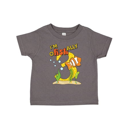 Inktastic I m O-Fish-Ally Three Cute Clownfish Third Birthday Gift Toddler Boy or Toddler Girl T-Shirt 
Inktastic I m O-Fish-Ally Three Cute Clownfish Third Birthday Gift Toddler Boy or Toddler Girl T-Shirt