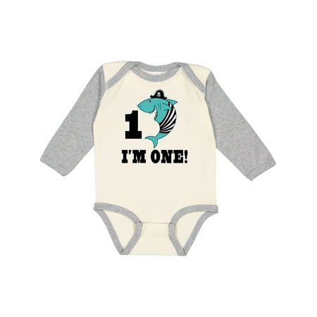 Inktastic First Birthday Shark 1 Year Old Pirate Gift Baby Boy Long Sleeve Bodysuit
Inktastic First Birthday Shark 1 Year Old Pirate Gift Baby Boy Long Sleeve Bodysuit