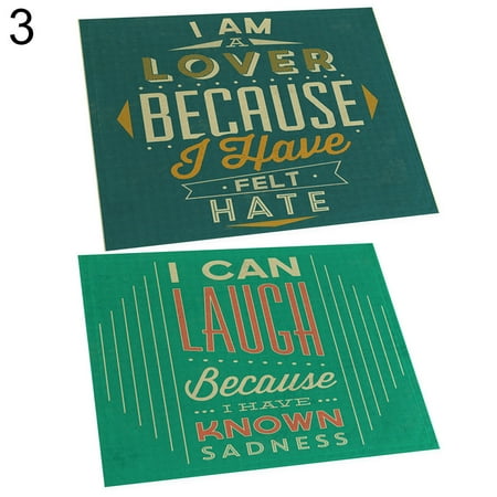 Farfi 2Pcs 42x32cm Stylish Letter Print Heat Insulation Placemat Cup Tableware Pad Mat (Type 3)
Farfi 2Pcs 42x32cm Stylish Letter Print Heat Insulation Placemat Cup Tableware Pad Mat (Type 3)