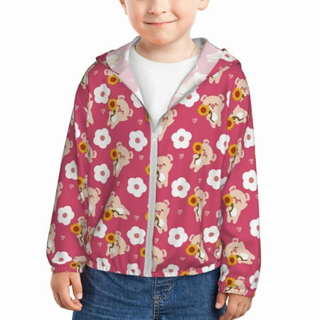 Gaeub Piggy Sunflower Print Athletic Sun Protection Hoodie for Kids Long Sleeve Outdoor UV Shirt Running Fishing Top for Boys Girls-18 Months
Gaeub Piggy Sunflower Print Athletic Sun Protection Hoodie for Kids Long Sleeve Outdoor UV Shirt Running Fishing Top for Boys Girls-18 Months