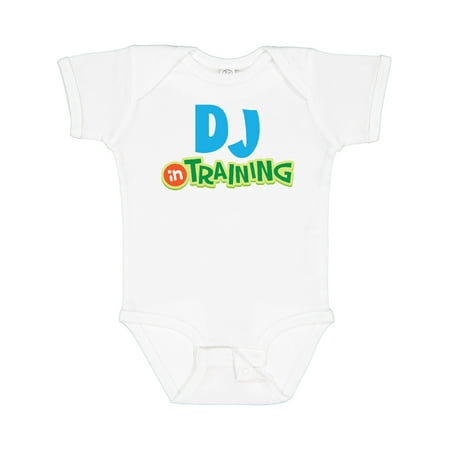 Inktastic DJ in Training Gift Baby Boy or Baby Girl Bodysuit