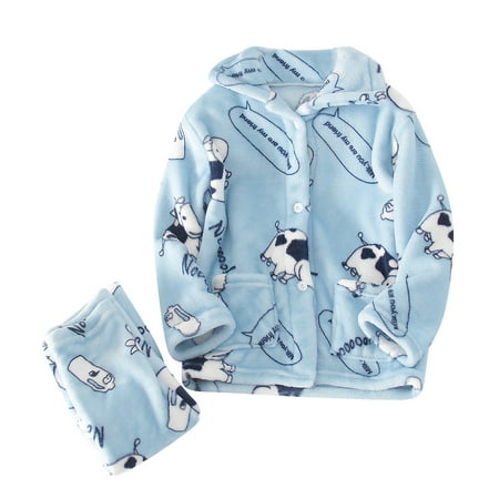 Toddler Kids Baby Boys and Girls Autumn and Winter Fleece Sleepwear Outfits Cute Cartoon Print Flannel Lapel Button Top Pants Pajamas Children s Casual Warm Home Wear
Toddler Kids Baby Boys and Girls Autumn and Winter Fleece Sleepwear Outfits Cute Cartoon Print Flannel Lapel Button Top Pants Pajamas Children s Casual Warm Home Wear