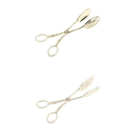 2 X Stainless Steel Sugar s Ice s Serving s Salad s Gold