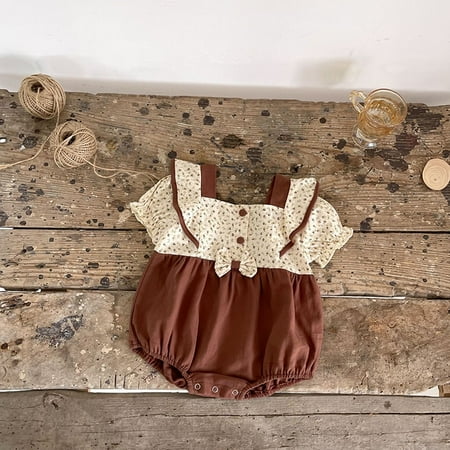 DancePeanut Romper Bow Tie Color Block Floral Pattern Cotton Bodysuit Spring Triangle Jumpsuit Baby Girl Clothes 1 To 3 Years Old
DancePeanut Romper Bow Tie Color Block Floral Pattern Cotton Bodysuit Spring Triangle Jumpsuit Baby Girl Clothes 1 To 3 Years Old