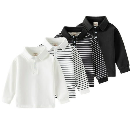 Godderr 1-6Y Baby Boys Stripe T-Shirt Sweatshirt Fall for Kids Toddlers Lapel Shirt Long Sleeve Tops Thickened Tees
Godderr 1-6Y Baby Boys Stripe T-Shirt Sweatshirt Fall for Kids Toddlers Lapel Shirt Long Sleeve Tops Thickened Tees