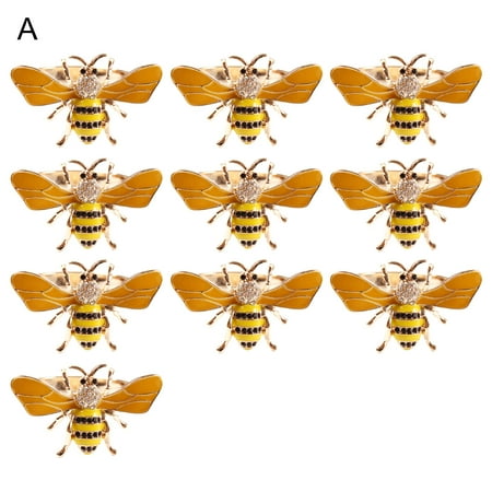 XHAO 10Pcs Napkin Rings Exquisite Rust Proof Alloy Cute Bee Dragonfly Table Decor Towels Napkin Buckle for Weddings
XHAO 10Pcs Napkin Rings Exquisite Rust Proof Alloy Cute Bee Dragonfly Table Decor Towels Napkin Buckle for Weddings