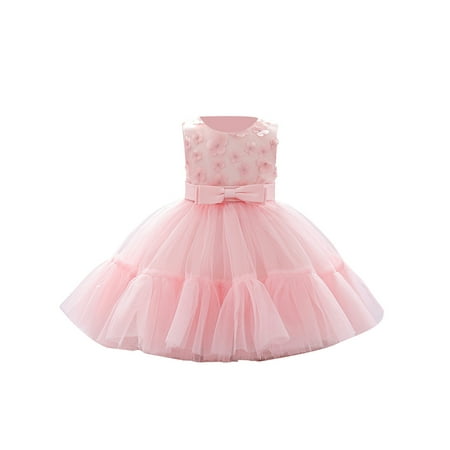 Seyurigaoka Baby Girls Lovely Formal Party Dress Sleeveless Round Neck 3D Flower Princess Tulle Dress for 3M-5Y Kids
Seyurigaoka Baby Girls Lovely Formal Party Dress Sleeveless Round Neck 3D Flower Princess Tulle Dress for 3M-5Y Kids