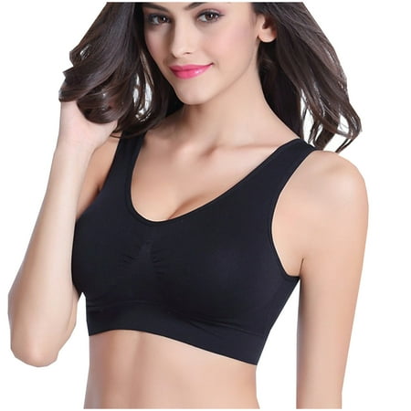 Samickarr Clearance items!3Pack Seamless Sports Bra For Women Wirefree Yoga Bra With Removable Pads Comfort Workout Low-Impact Activity Sleep Bras For Women Compression Cami Bra
Samickarr Clearance items!3Pack Seamless Sports Bra For Women Wirefree Yoga Bra With Removable Pads Comfort Workout Low-Impact Activity Sleep Bras For Women Compression Cami Bra
