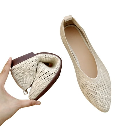 TUOBARR Flat Shoes for Women Womens Multicolor Pointed-Toe Flats Shoes Lightweight Soft Sneakers Casual Shoe Beige
TUOBARR Flat Shoes for Women Womens Multicolor Pointed-Toe Flats Shoes Lightweight Soft Sneakers Casual Shoe Beige