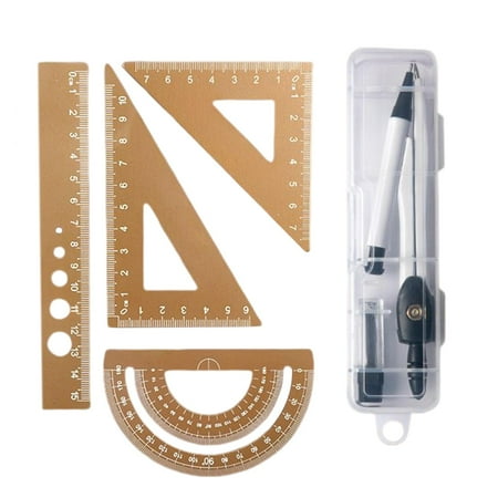 5 Pieces Geometry Tools Precision Compass with Storage Case for Teachers Coffee
5 Pieces Geometry Tools Precision Compass with Storage Case for Teachers Coffee