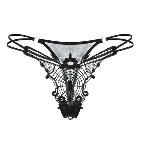 DORKASM Stretch Panties for Women Sexy Lace Tangas G-String Thongs T-Back Low Rise Underwear one size Black
DORKASM Stretch Panties for Women Sexy Lace Tangas G-String Thongs T-Back Low Rise Underwear one size Black