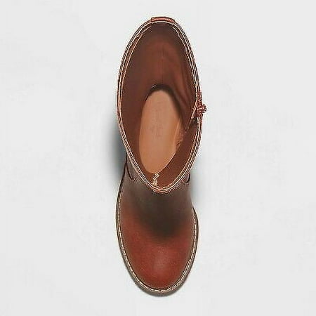 Women s Tricia Tall Dress Boots - Universal Thread Cognac 6