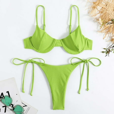 nsendm Women Bikini Sets Two Piece Swimsuit Deep V Neck Mid Waisted Bottom Textured Fabric Sports Bra Bathing Suit Top Underwear E Small
nsendm Women Bikini Sets Two Piece Swimsuit Deep V Neck Mid Waisted Bottom Textured Fabric Sports Bra Bathing Suit Top Underwear E Small