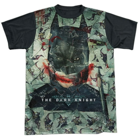 Batman Men's Stacked Hand Sublimation T-shirt White