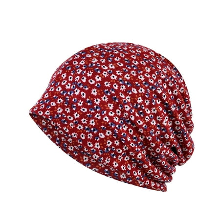 Cptfadh Women s Summer Cotton Printed Bibs + Hoods Dual pPrpose Cap