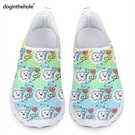Purple Dental Design Flat Shoes for Women Cute Cartoon Teeth Pattern Mesh Sneaker Lightweight zapatillas mujer
Purple Dental Design Flat Shoes for Women Cute Cartoon Teeth Pattern Mesh Sneaker Lightweight zapatillas mujer