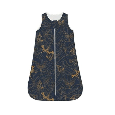 Fotbe Tropical Butterfly Pattern Sleep Sack - Baby Wearable Blanket with Zipper Extra Soft Cotton Sleeveless Sleeping Bag for Infants-Small
Fotbe Tropical Butterfly Pattern Sleep Sack - Baby Wearable Blanket with Zipper Extra Soft Cotton Sleeveless Sleeping Bag for Infants-Small