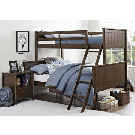 Better Homes and Gardens Ashcreek Twin\/Full Bunk Bed, Mocha