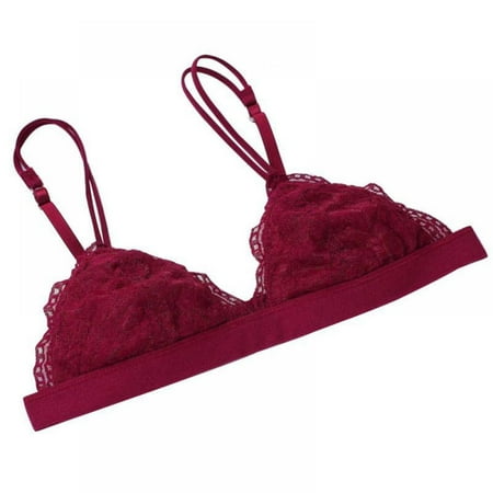 Women s Super Thin Lace Bra Without Steel Ring Comfortable Breathable Underwear Wine Red
Women s Super Thin Lace Bra Without Steel Ring Comfortable Breathable Underwear Wine Red