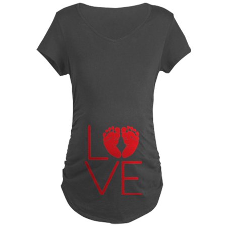 CafePress - Love Maternity Dark T Shirt - Maternity Dark T-Shirt