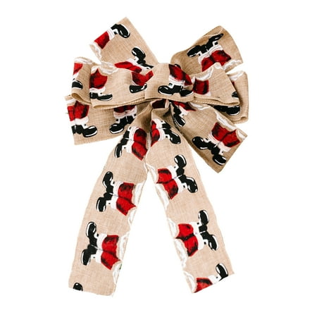 Party Supplies Decorations Red Bowknot Christmas Bows Wire Fabric Retro New Year Pendant
Party Supplies Decorations Red Bowknot Christmas Bows Wire Fabric Retro New Year Pendant