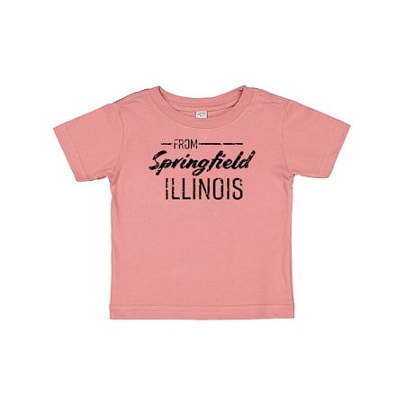 Inktastic From Springfield Illinois in Black Distressed Text Gift Baby Boy or Baby Girl T-Shirt
Inktastic From Springfield Illinois in Black Distressed Text Gift Baby Boy or Baby Girl T-Shirt