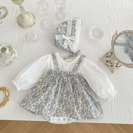 DancePeanut Spring Full Baby Clothing Set Newborn Baby Girls Flower Print Romper Hat Toddler Two Fake Pieces Baby Princess Skirt Jumpsuit
DancePeanut Spring Full Baby Clothing Set Newborn Baby Girls Flower Print Romper Hat Toddler Two Fake Pieces Baby Princess Skirt Jumpsuit